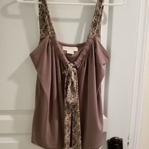 Brown Michael Kors top perfect